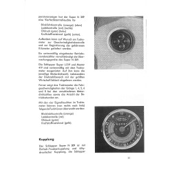 Bedienungsanleitung Porsche-Diesel, Super, Super L, Master, gebruiksaanwijzing