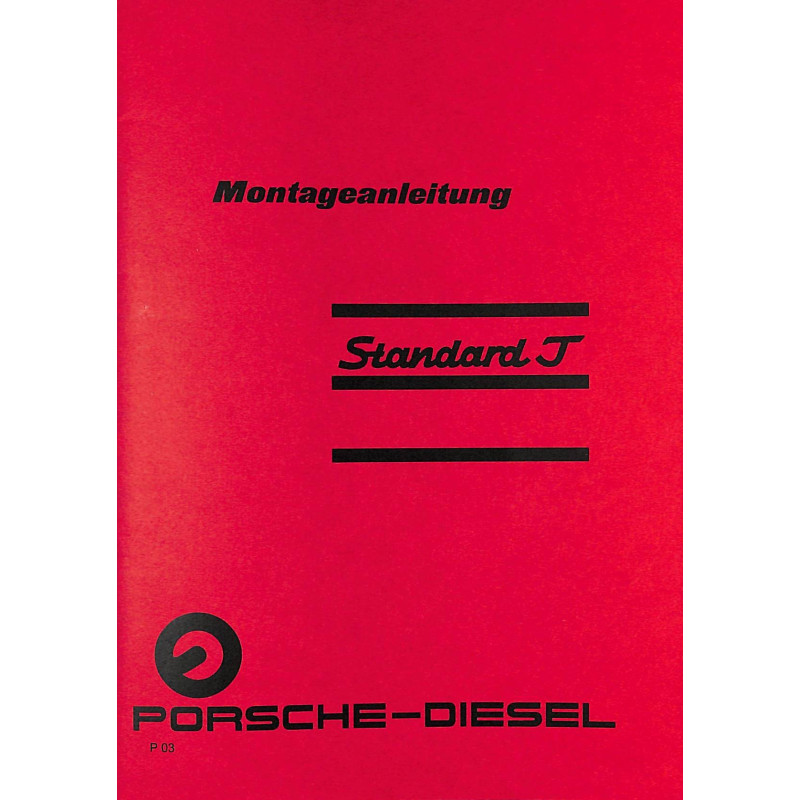 Montageanleitung Porsche-Diesel, Standard J, montage handleiding