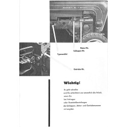 Bedienungsanleitung Porsche-Diesel Junior, gebruiksaanwijzing, handleiding