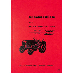 Ersatzteilliste Porsche-Diesel Super 308, Master 408, onderdelenlijst