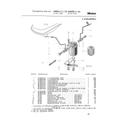 Ersatzteilliste Porsche-Diesel Super 308, Master 408, onderdelenlijst