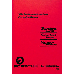Bedienungsanleitung Porsche-Diesel Standard Star, Super Export, gebruiksaanwijzing