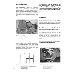 Bedienungsanleitung Porsche-Diesel Standard Star, Super Export, gebruiksaanwijzing
