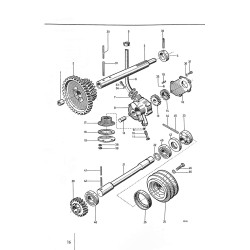 Ersatzteilliste Porsche-Diesel AP16, onderdelenlijst