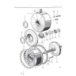 Ersatzteilliste Porsche-Diesel AP16, onderdelenlijst