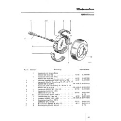 Ersatzteilliste Porsche-Diesel AP16, onderdelenlijst