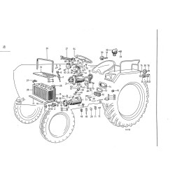 Ersatzteilliste Porsche-Diesel AP16, onderdelenlijst