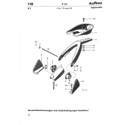 Ersatzteilliste Porsche-Diesel P111, onderdelenlijst