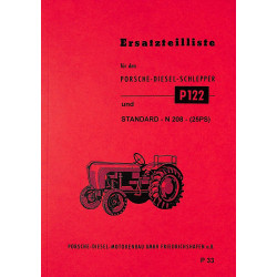 Ersatzteilliste Porsche-Diesel P122, onderdelen lijst