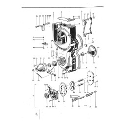 Ersatzteilliste Porsche-Diesel P122, onderdelen lijst