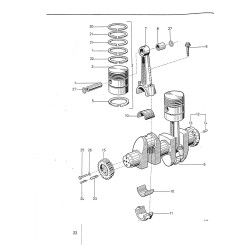 Ersatzteilliste Porsche-Diesel P122, onderdelen lijst