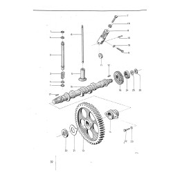 Ersatzteilliste Porsche-Diesel P122, onderdelen lijst