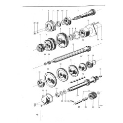 Ersatzteilliste Porsche-Diesel P122, onderdelen lijst