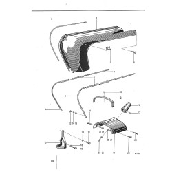Ersatzteilliste Porsche-Diesel P122, onderdelen lijst