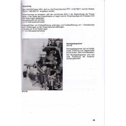 Reparaturanweisung und Ersatzteilliste Sachs Diesel 400 