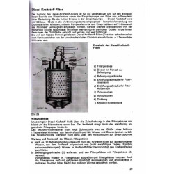 Reparaturanweisung und Ersatzteilliste Sachs Diesel 400 