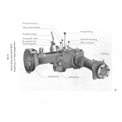 Z03 Ersatzteilliste,Wartungsanleitung (onderhoudsinstructie) ZF -Getriebe A-4 ( achterbrug) . Voor de Porsche Diesel Junior