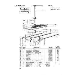 Ersatzteilliste für Allgaier Dieselschlepper AP17, onderdelenlijst