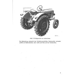 Betriebsanleitung und Ersatzteilliste für Allgaier Dieselschlepper A122, gebruiksaanwijzng, handleiding