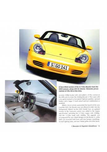Porsche Boxster & Cayman The 987 Series 2004 to 2013