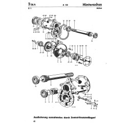 Betriebsanleitung und Ersatzteilliste für Allgaier Dieselschlepper A122, gebruiksaanwijzng, handleiding