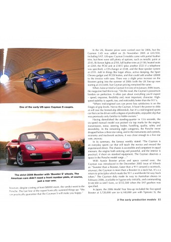 Porsche Boxster & Cayman The 987 Series 2004 to 2013