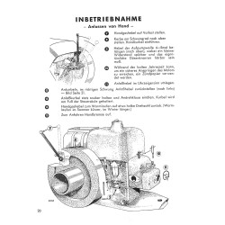 Betriebsanleitung zum Allgaier Dieselschlepper A22/A24, gebruiksaanwijzing , handleiding 