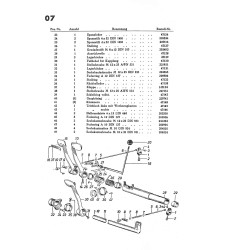 Ersatzteilliste für den Allgaier Schlepper AP17, onderdelenlijst