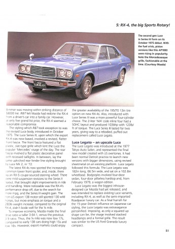 Mazda Rotary-engined cars