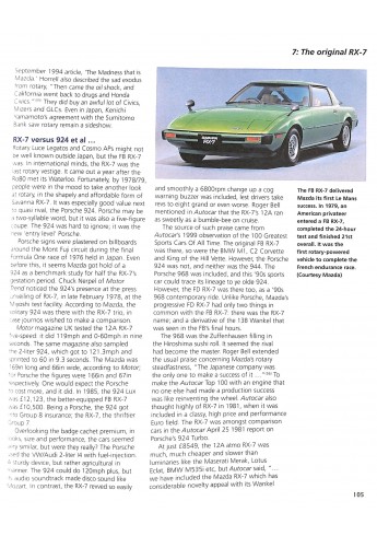 Mazda Rotary-engined cars