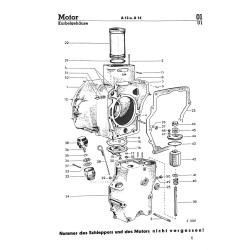 Ersatzteilliste für den Allgaier Dieselschlepper A12 und A16, Onderdelenlijst 