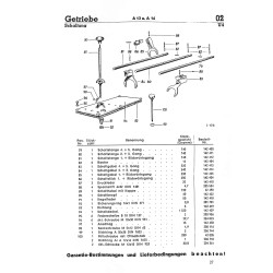 Ersatzteilliste für den Allgaier Dieselschlepper A12 und A16, Onderdelenlijst 