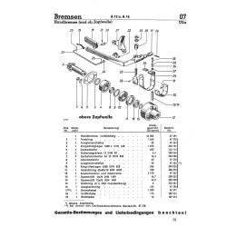Ersatzteilliste für den Allgaier Dieselschlepper A12 und A16, Onderdelenlijst 