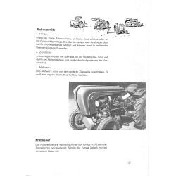 Bedienungsanleitung Allgaier Porsche-Diesel A122/133/144 ,Technische handleiding Allgaier A 122 -  A 133 - A 144