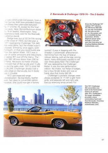 MOPAR Muscle - Barracuda, Dart & Valiant 1960-1980