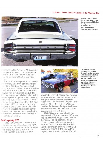 MOPAR Muscle - Barracuda, Dart & Valiant 1960-1980