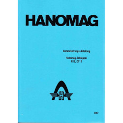 Instandsetzungs-Anleitung Hanomag-Schlepper R12/C112, handleiding, gebruiksaanwijzing