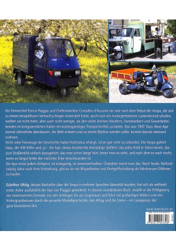 Piaggio Ape - Die fleißige Schwester der Vespa