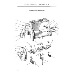 F06 Ersatzteilliste Massey-Ferguson Schlepper TE20