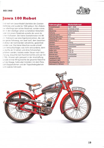 Jawa-Motorräder - seit 1929