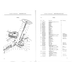 F02 Ersatzteil-Liste Massey-Ferguson Schlepper FE35