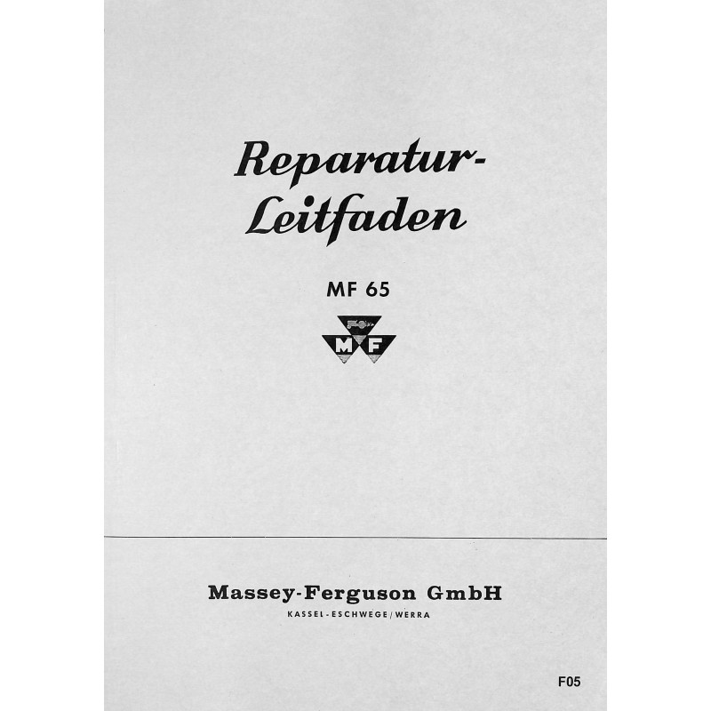 F05 Reparaturleitfaden MF 65