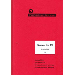 Ersatzteilliste Porsche-Diesel Standard Star 238, onderdelenlijst