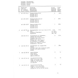 Ersatzteilliste Porsche-Diesel Super L318, onderdelenlijst