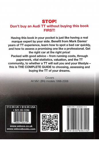 Audi TT -  All Mk1 (8N) models: 1998-2006