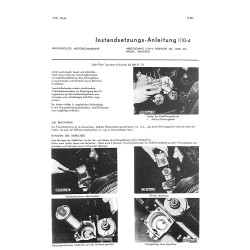 Instandsetzungsanleitung Hanomag-Radschlepper Perfekt, handleiding, gebruiksaanwijzing, bediening