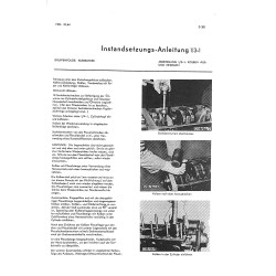 Instandsetzunganleitung Hanomag-dieselmotor D301, handleiding, gebruiksaanwijzing