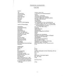 Technische Daten für Hanomag-Radschlepper, technische data, technische gegevens bis 1965