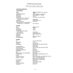 Technische Daten für Hanomag-Radschlepper, technische data, technische gegevens bis 1965