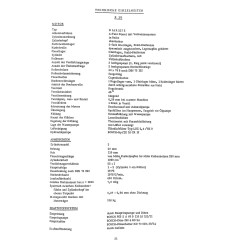 Technische Daten für Hanomag-Radschlepper, technische data, technische gegevens bis 1965